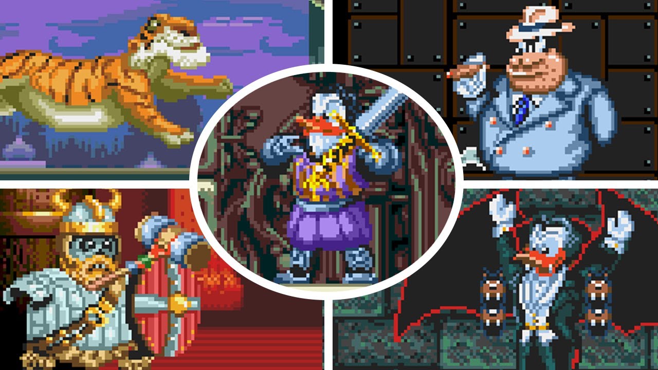 QuackShot: Starring Donald Duck - All Bosses