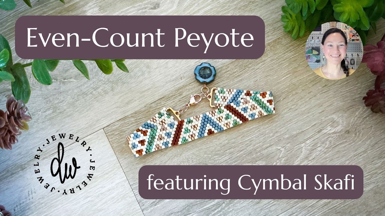 Polar Peyote Bracelet Seed Beading Tutorial with Danielle Wickes
