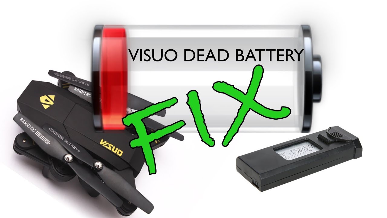 HOW TO - fix VISUO XS809HW Battery & charger TOMTOP ARE THE WORST!