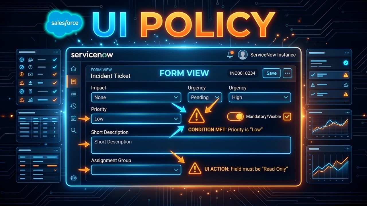 UI Policy in ServiceNow | How to Control Fields Like a PRO (Step-by-Step)