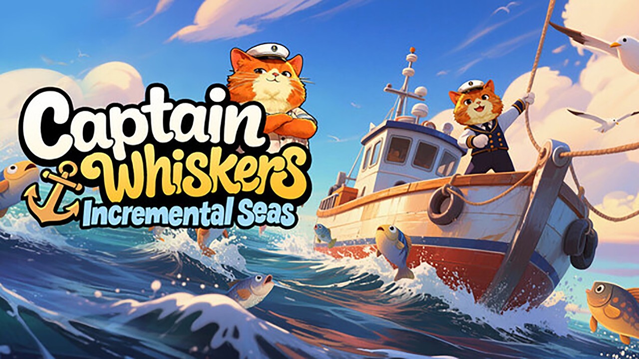 Captain Whiskers: Incremental Seas. Fishing-Themed Incremental Game. Gameplay.