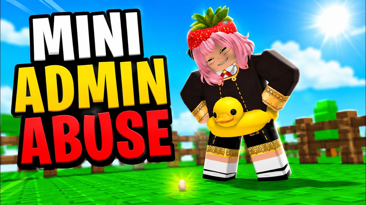 mini ADMIN ABUSE in STEAL an EGG