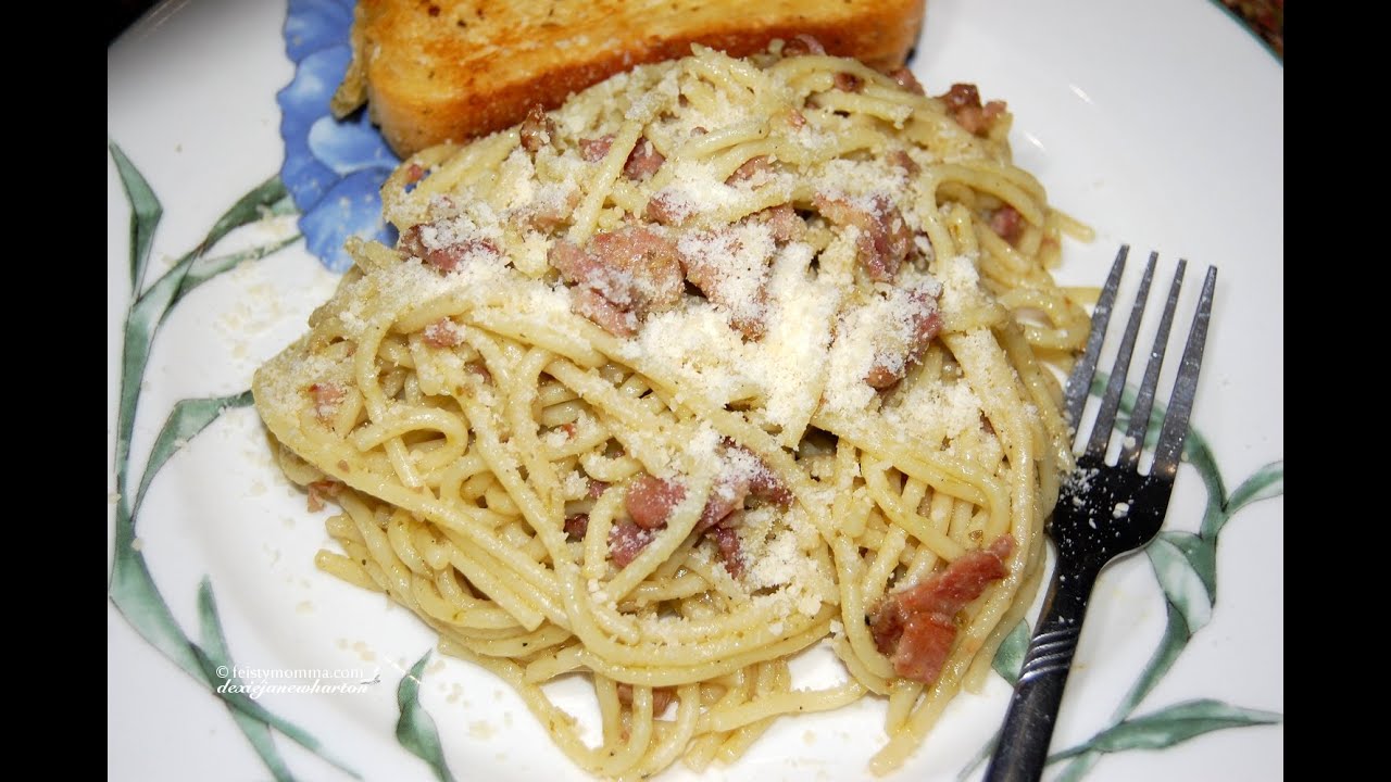 Ham & Pesto Spaghetti 