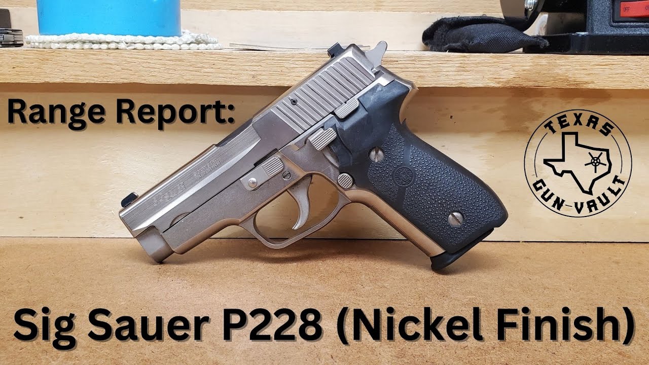 Отчет о стрельбе: Sig Sauer P228 (заводская никелевая отделка, Западная Германия)