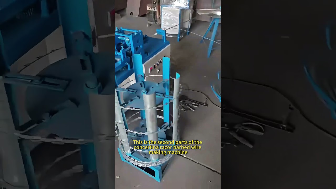 Prison security fence making machine  