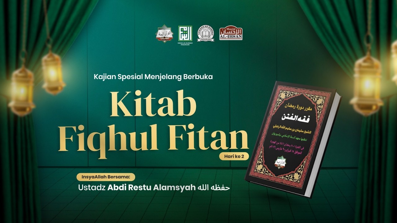 🔴[ LIVE ] 02. BERPEGANG TEGUH DENGAN SUNNAH DAN MENJAUHI KEBID'AHAN | Ustadz Abdi Restu Alamsyah