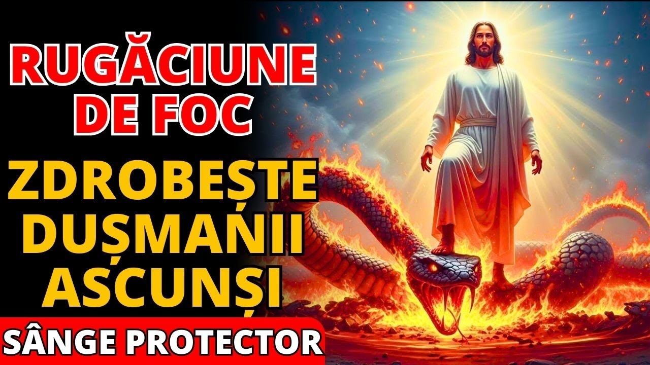 🔥 Rugăciune Violentă care ZDROBEȘTE Dușmanii Ascunși, Vrăjitoria și Orice Atac al Răului Astăzi