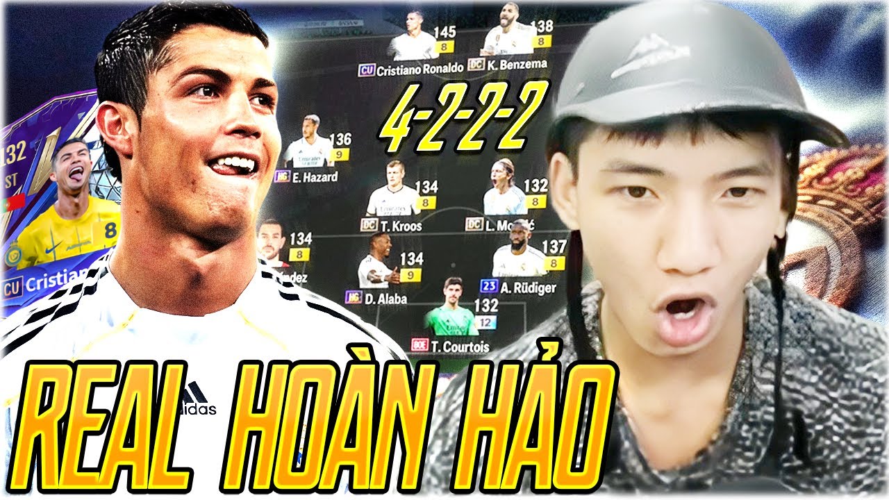 C&Aacute;CH SỬ DỤNG SƠ ĐỒ 4-2-2-2 RỘNG C&Aacute;NH VỚI REAL MADRID 15 TRIỆU TỈ V&Agrave; TRICK 