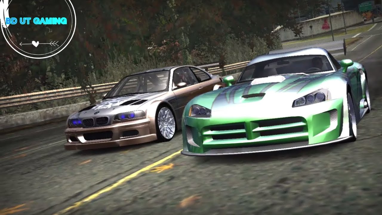 NFS Most Wanted  Webstar Bmw M3 Gtr VS JV SRT Viper 10  Crazy Driving