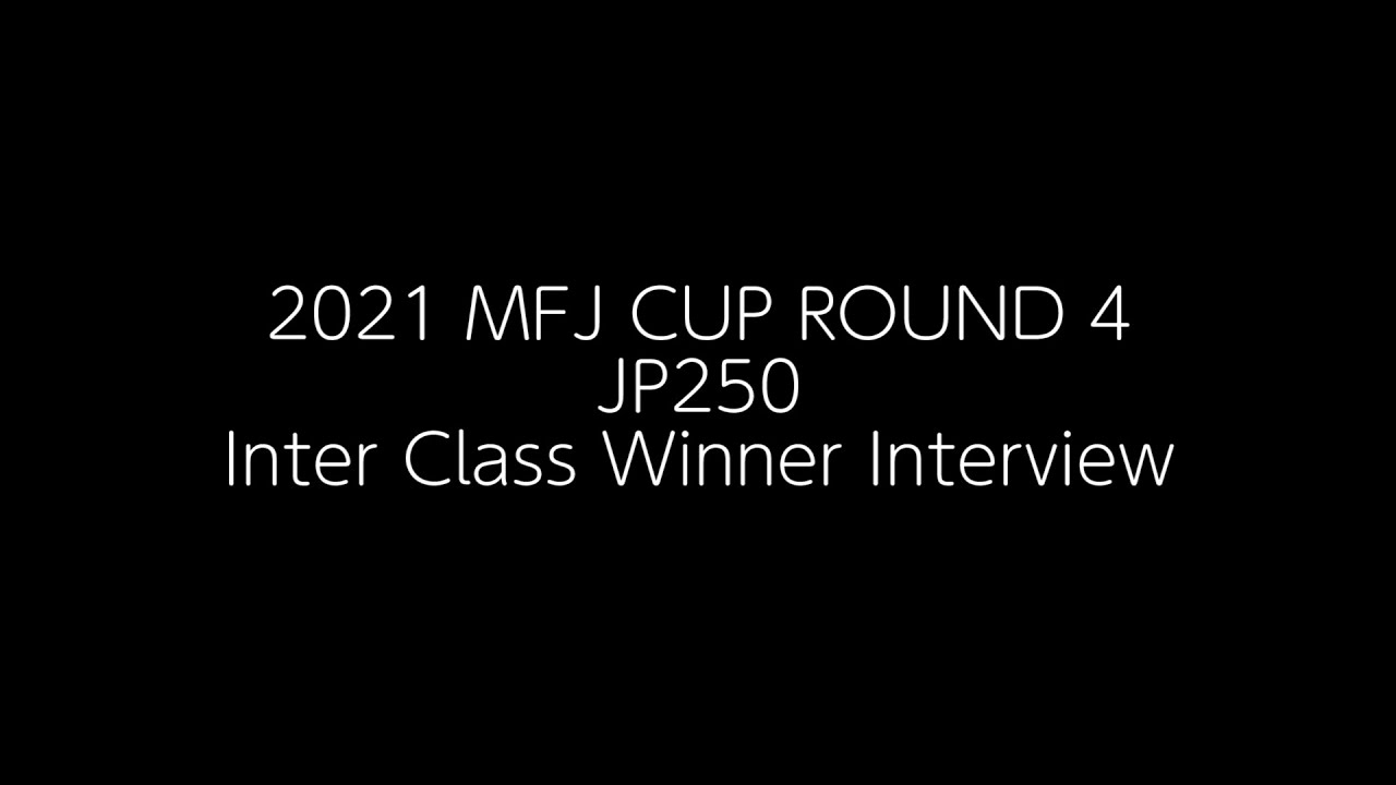 2021 MFJ SUPERBIKE : MFJ CUP IN SUZUKA 【JP250 Inter Class】Winner Interview