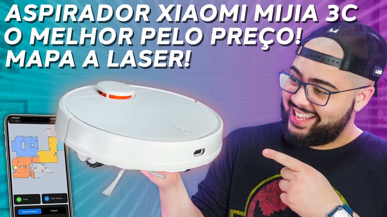 Aspirador Robô Xiaomi Mijia 3C - O MELHOR CUSTO-BENEFÍCIO DO MOMENTO!