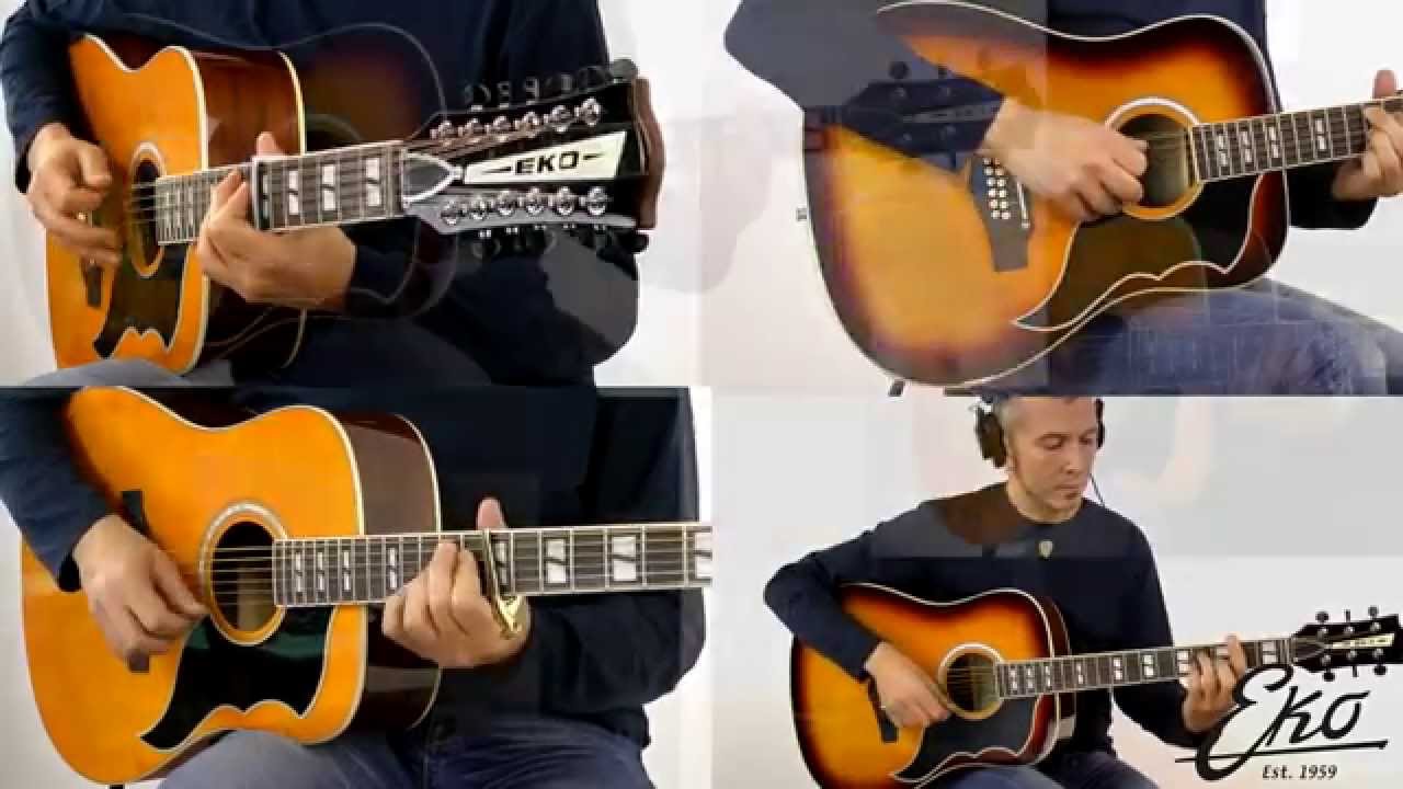 Massimo Varini Plays Hotel California (Eagles) with Eko Guitars RANGER VR