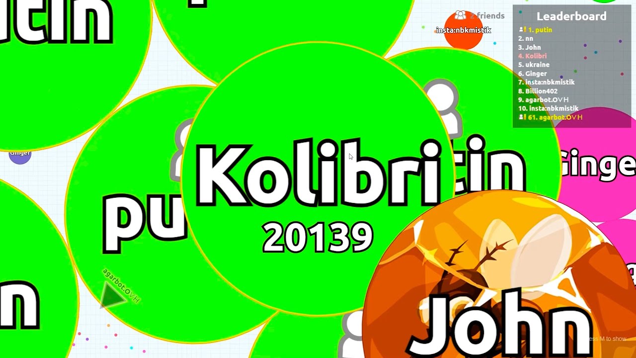 Putin Ate Everyone! Agar.io Team Gameplay