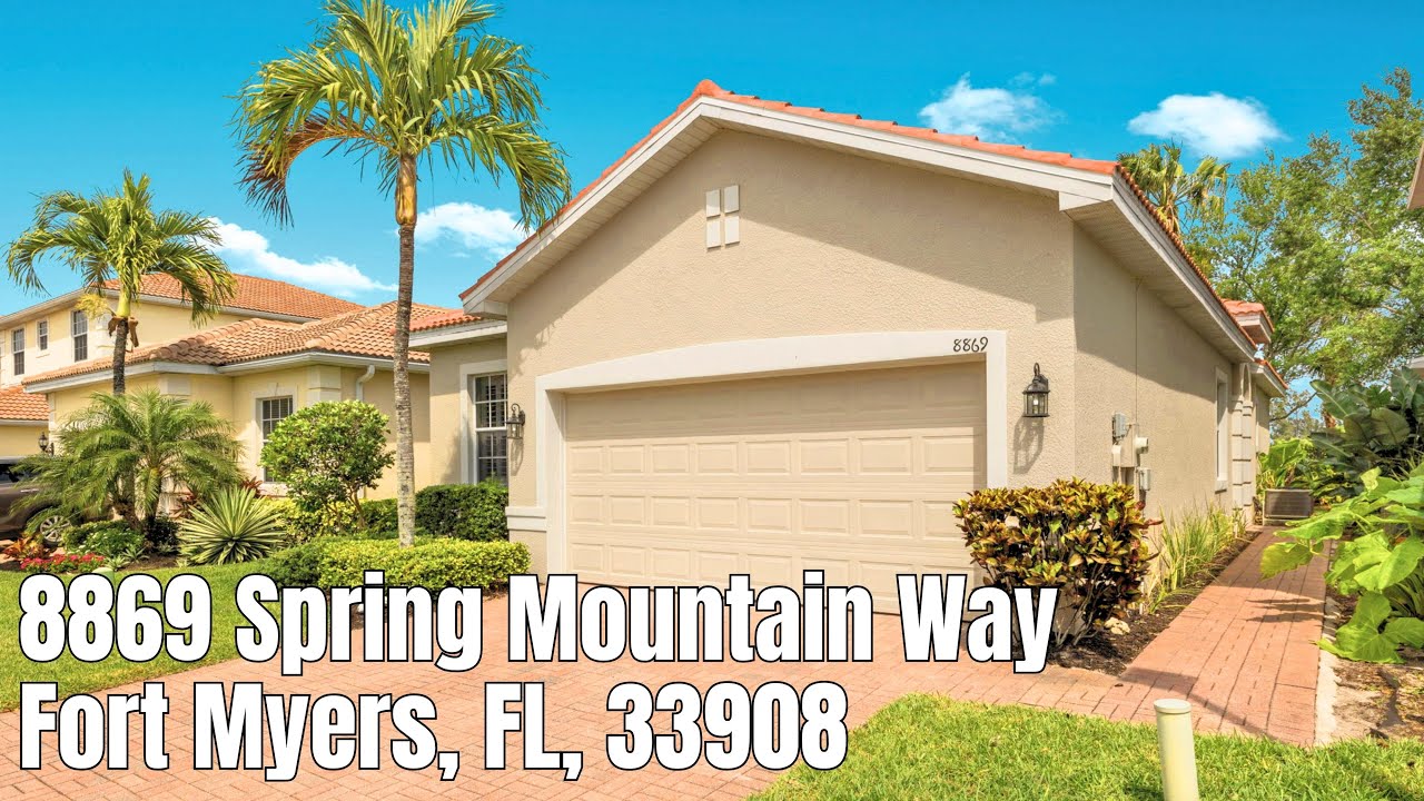 8869 Spring Mountain Way Fort Myers, FL, 33908
