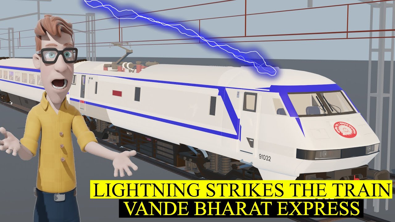 Lightning strikes the train, Howrah-Puri Vande Bharat Train Accident,  Damage Train , Vande Bharat