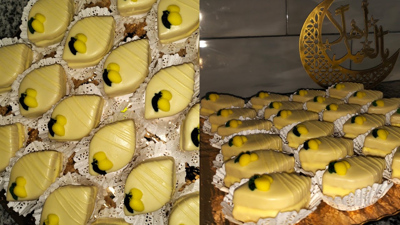 حلويات العيد 2025😍صابلي بذوق الليمون قنبلة فالبنة🍋حشوة بزاااف بنينة ولا أروع❤️وصفة ناجحة💯يقطع 50حبة