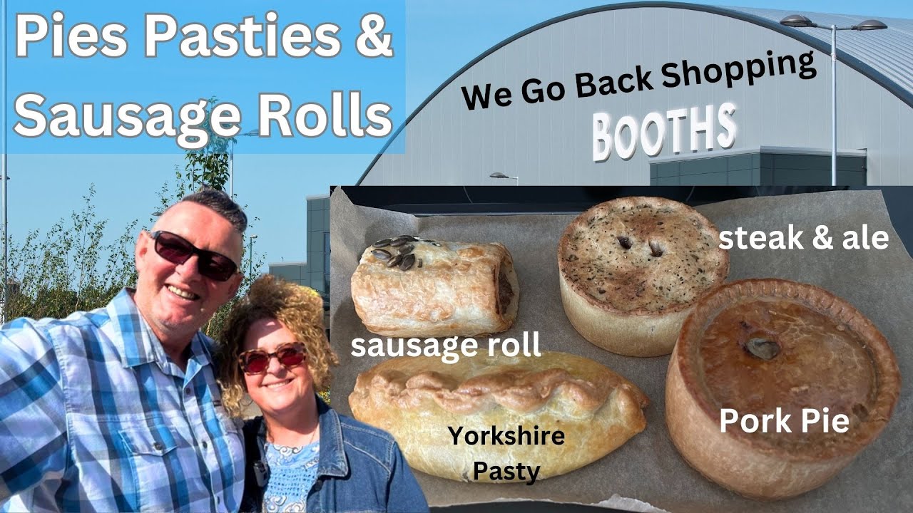 Pork Pie Steak and Ale Pie Yorkshire Pasty & Sausage Roll From BOOTHS