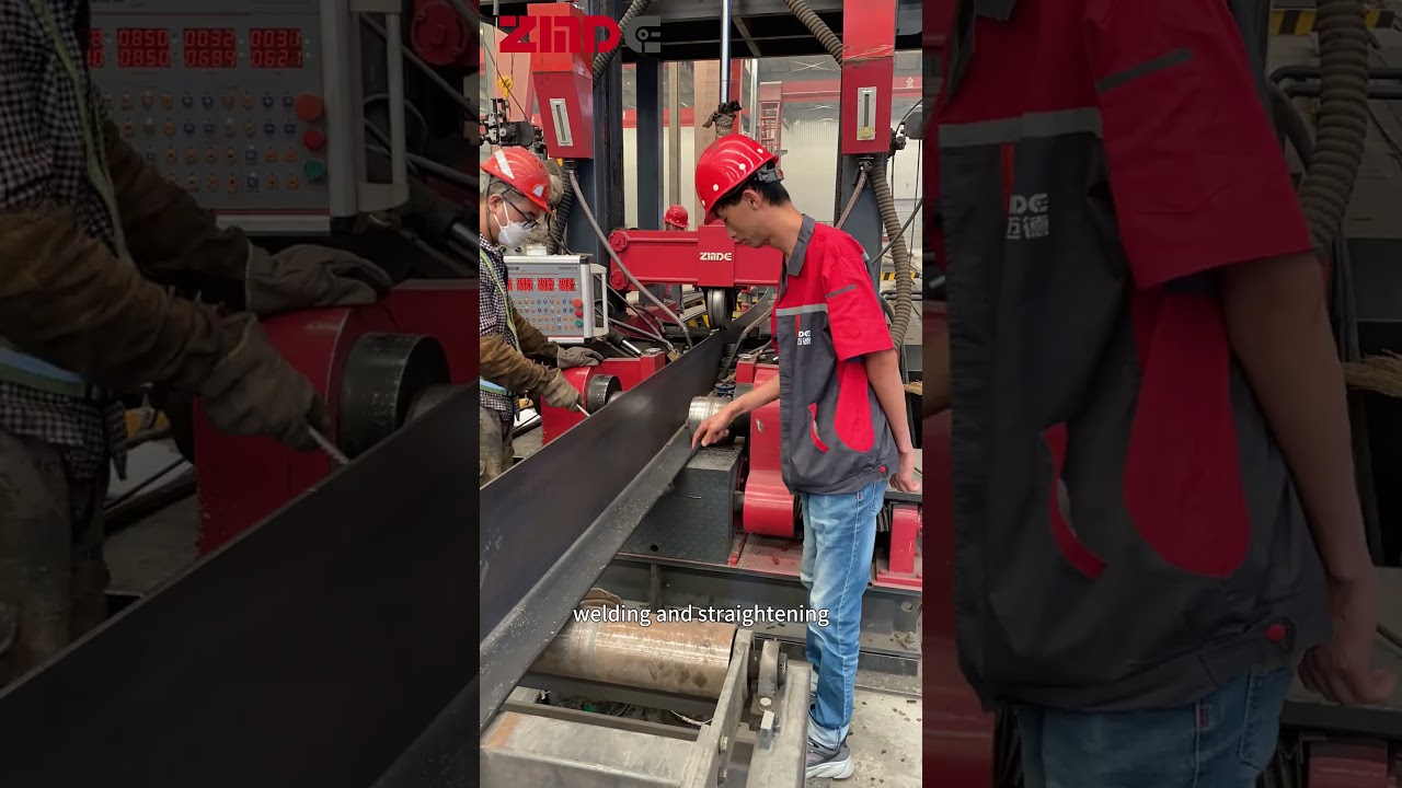 Next-Level H/T Beam Machine: Patented 3-in-1 for Assembly, Welding, Straightening
