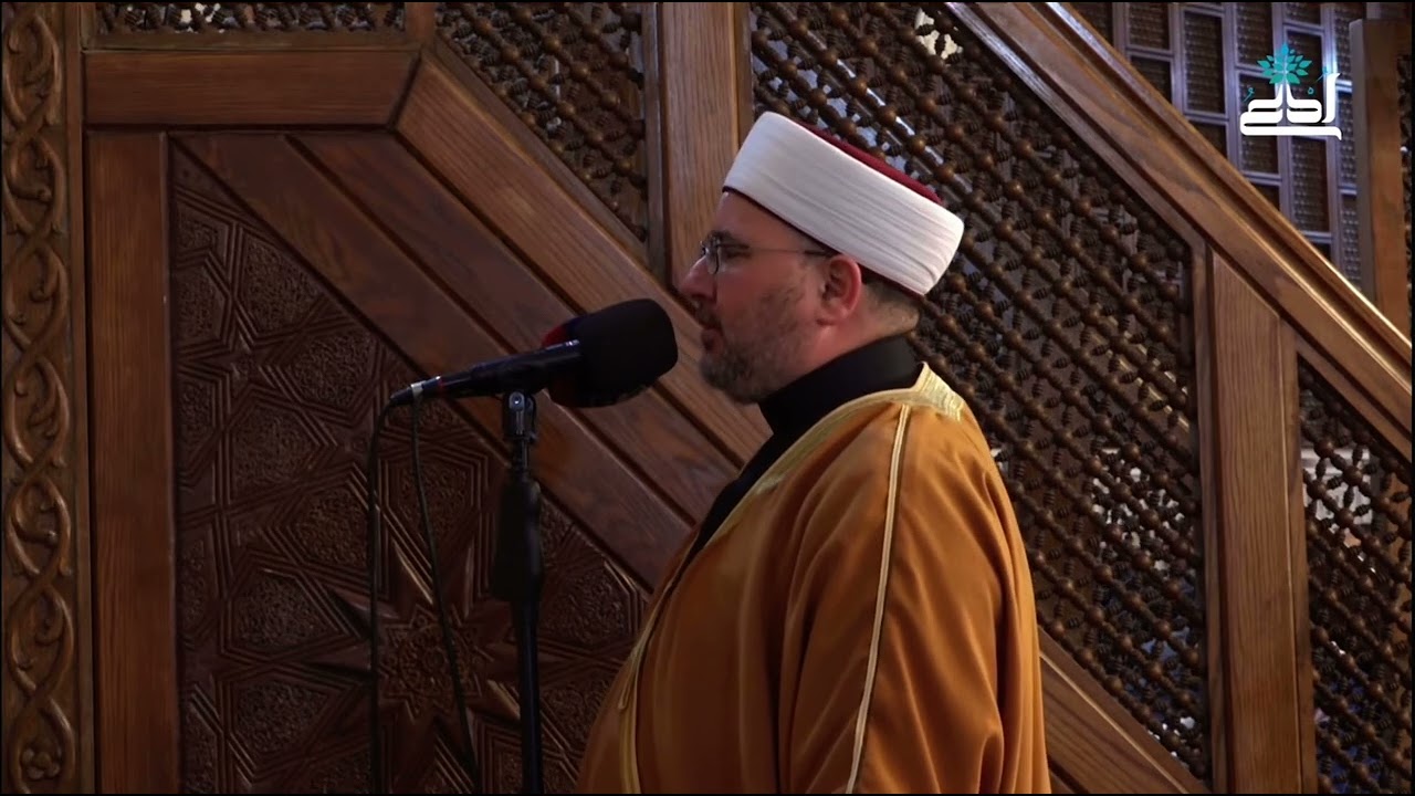 اذان الجمعة للشيخ عبدالله ابو غزالة مقام البيات باداء خلاب وجميل - 31-10-2025م
