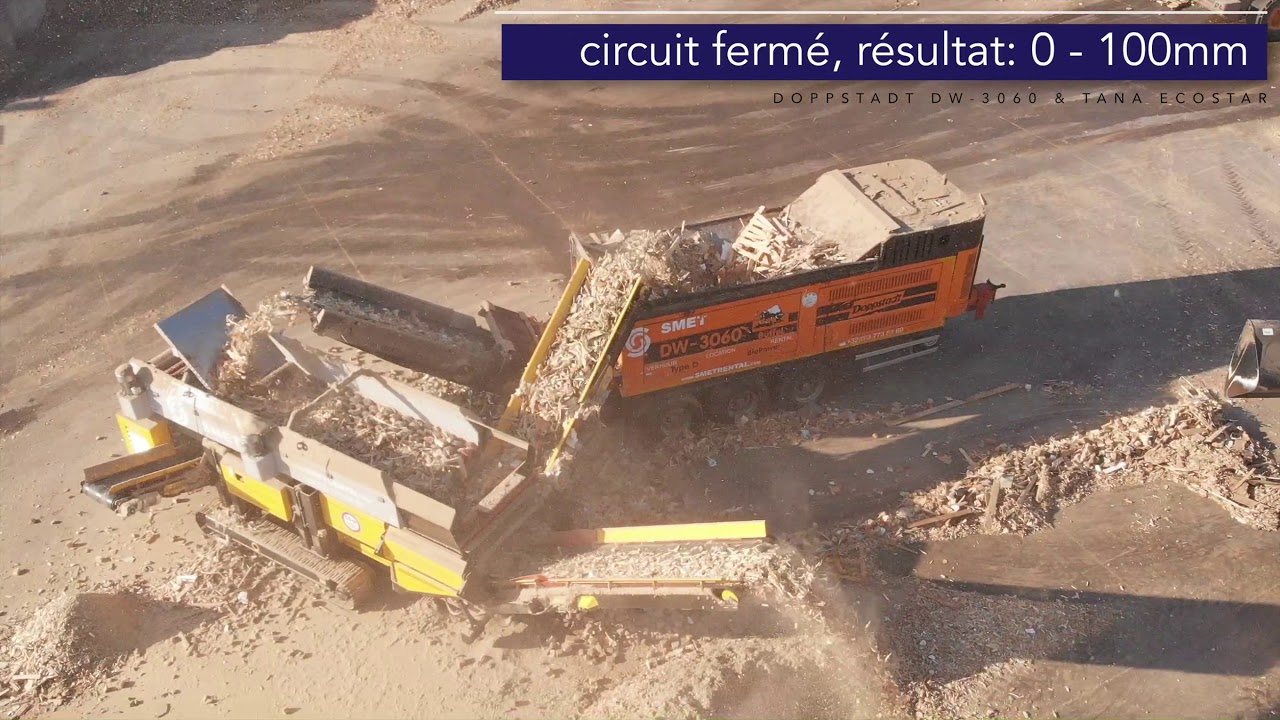 Tana Ecostar Disc Screen - Doppstadt DW3060 Wood Shredder - Smet Rental