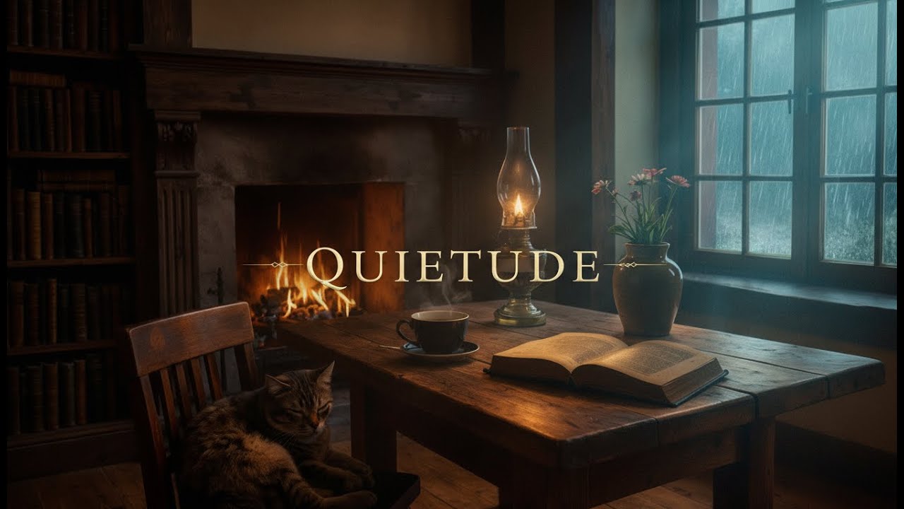 Rain Sounds for Overthinking with Acoustic Guitar | Calm Mind