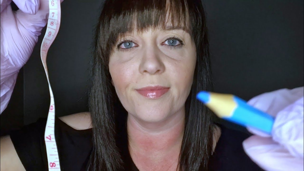 ASMR Measuring You & Drawing on You for Sleep | No Talking ASMR