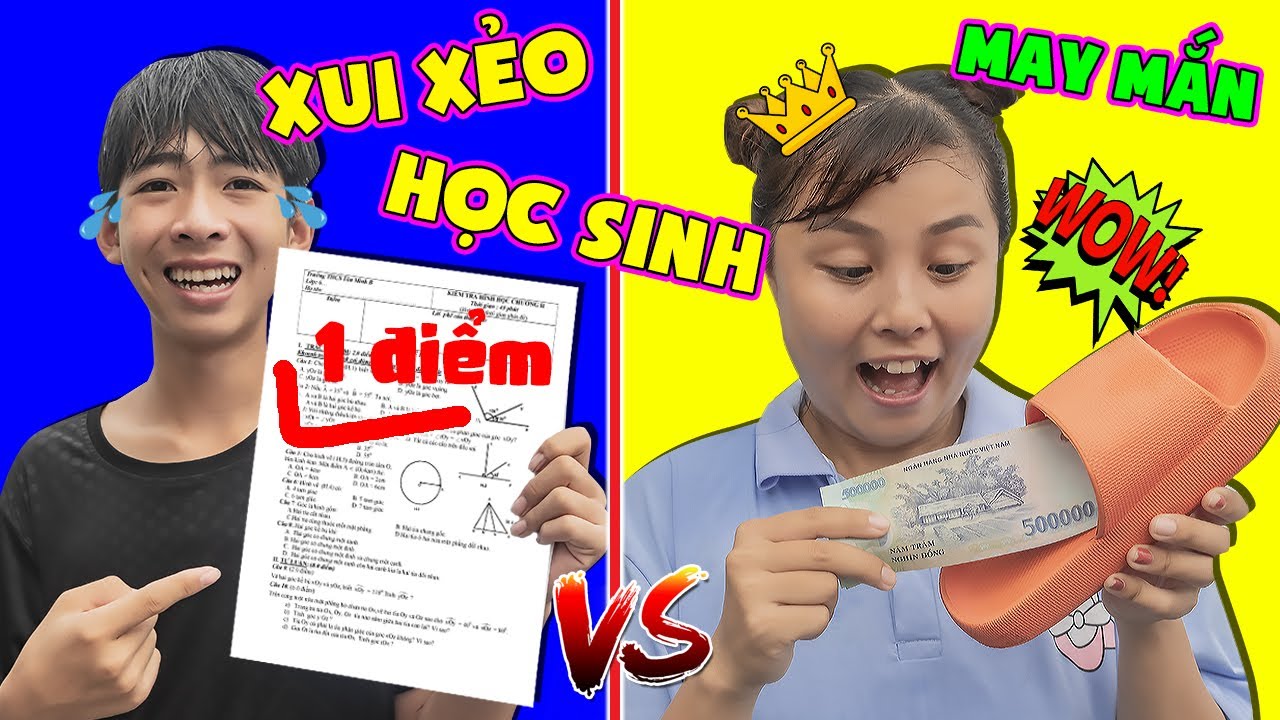 Học Sinh May Mắn V&agrave; Học Sinh Xui Xẻo ❤ KN CHENO Chị Hằng
