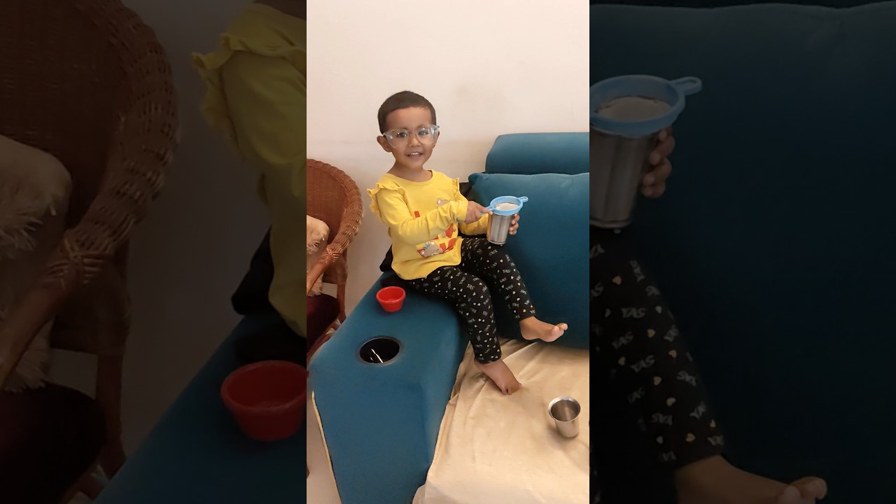 #chaichaiye#aarna chai bna rhi#mummy ka chasma pahnkar, 🥰🥰😍😍😘😘