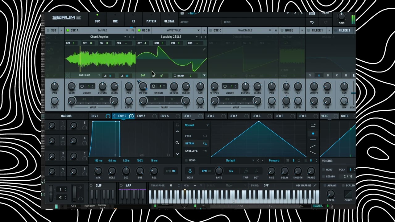 Serum 2 Chord Angeles Wobble Bass (Sound Design Tutorial)