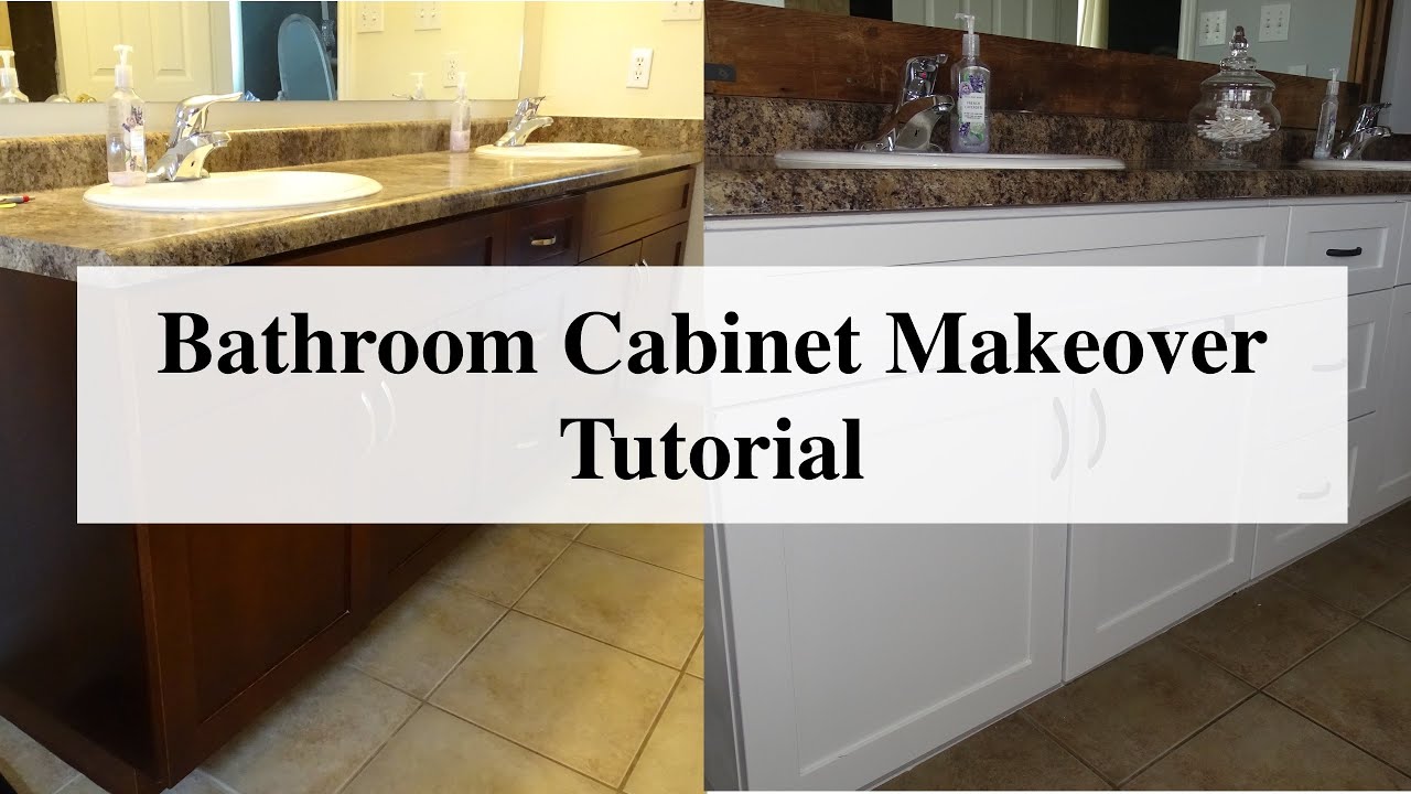 How to Paint Bathroom Cabinets Without Sanding with Beyond Paint | Budget Friendly Makeover