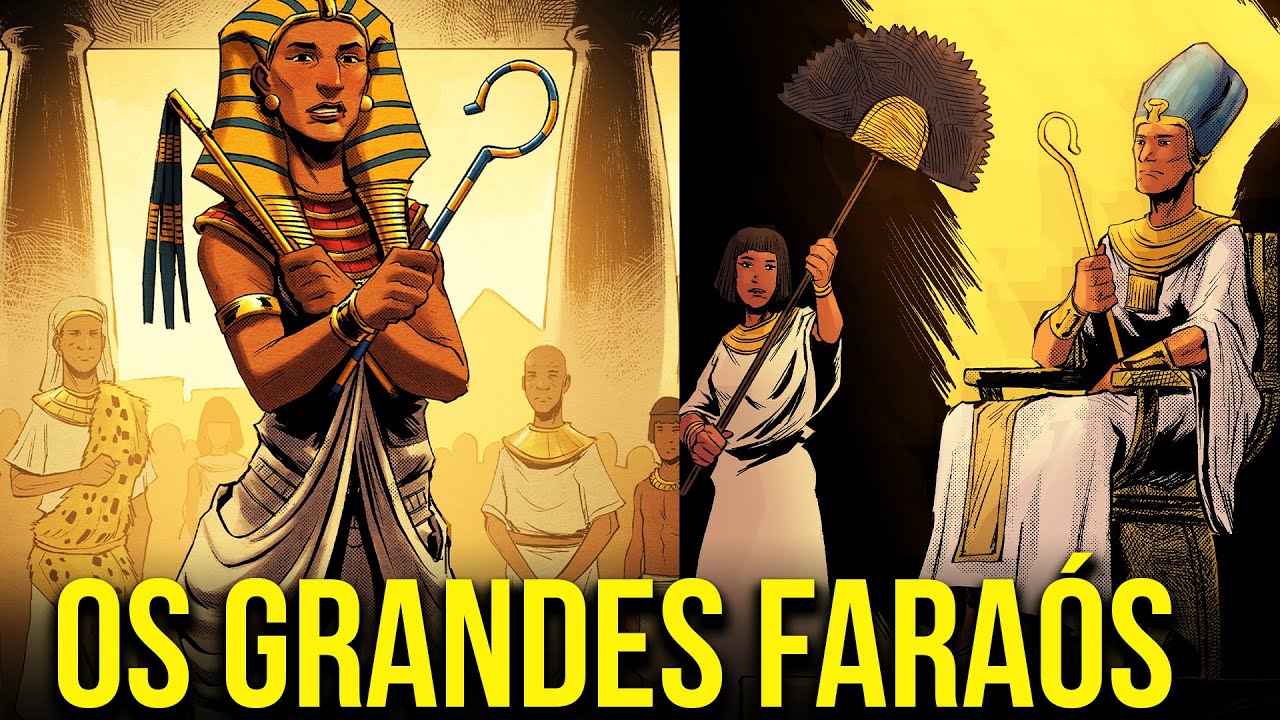 A Hist&oacute;ria de 5 Fara&oacute;s e Rainhas INCR&Iacute;VEIS do Antigo Egito