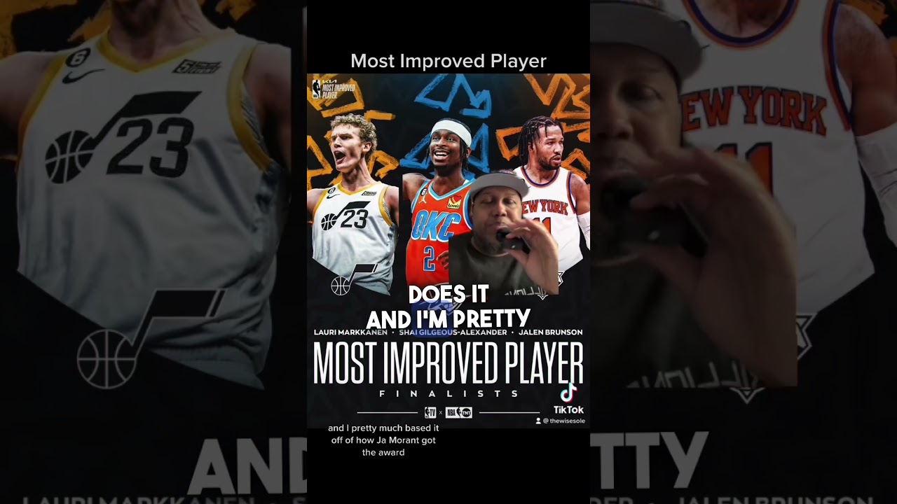 2022-23 NBA Season Postseason Awards: Most Improved Player. #NBA #NBAAwards #NBAPlayoffs #NBATalk