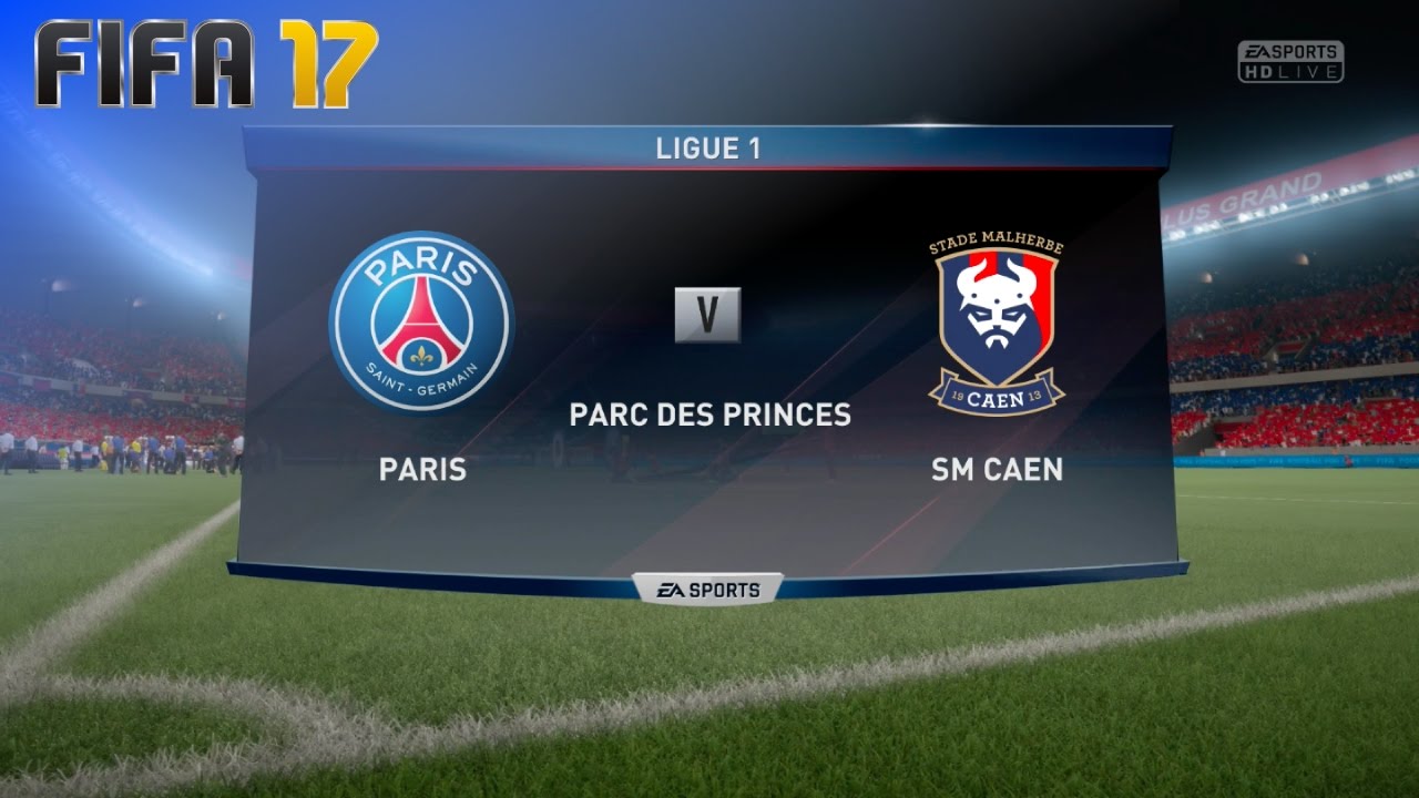 FIFA 17 - Paris Saint Germain vs. Stade Malherbe Caen @ Parc des Princes