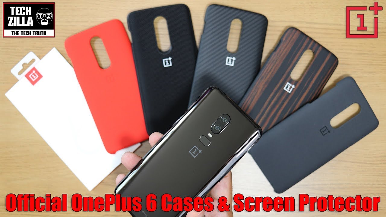 OnePlus 6 Official Cases and Screen Protector