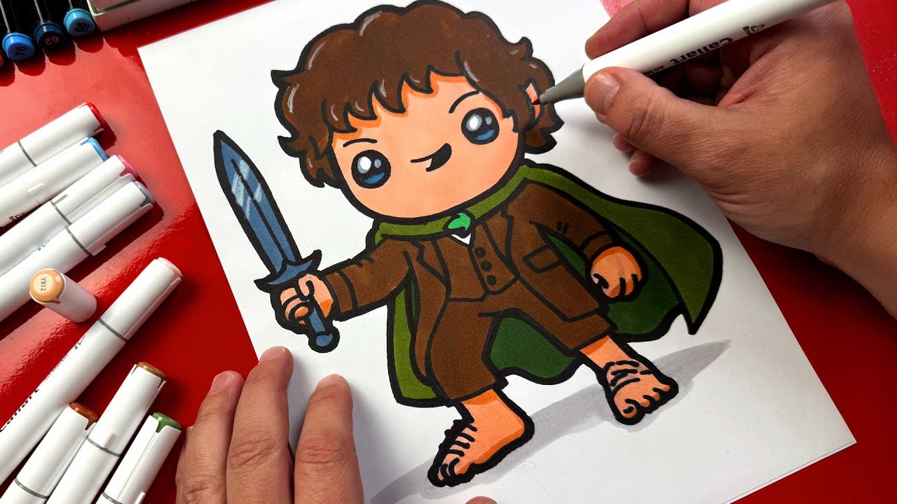 How To Draw Frodo From Lord Of The Rings