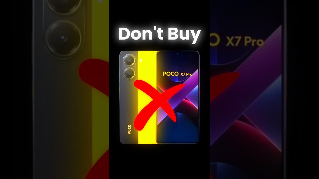 DON'T BUY 😡 POCO X7 PRO FOR PUBG BGMI 😱 MUST WATCH BEFORE BUYING | POCO X7 PRO 5G #shorts