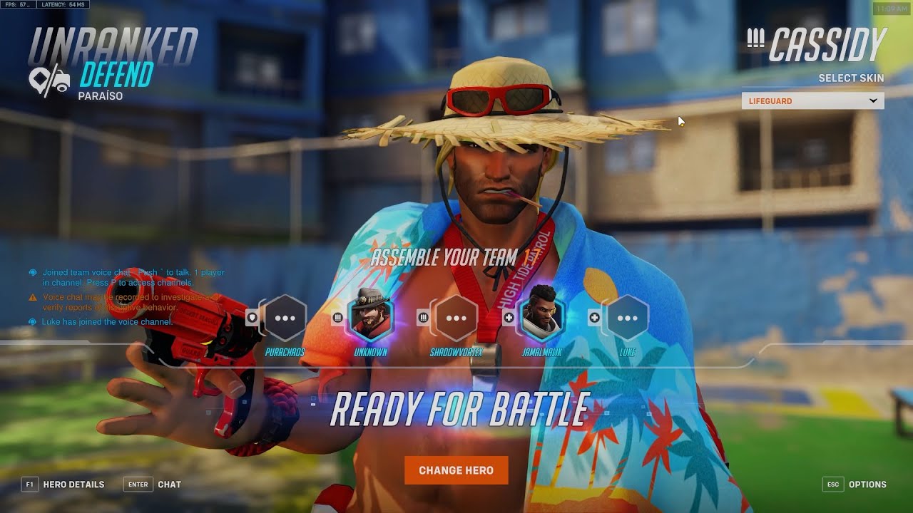 Cassidy McCree No Commentary Overwatch 2 (PC 1080p 60)