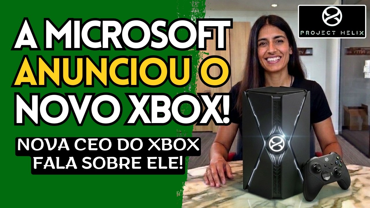 É OFICIAL!!! DO NADA a Nova CHEFE DO XBOX Anuncia o Novo XBOX HELIX!