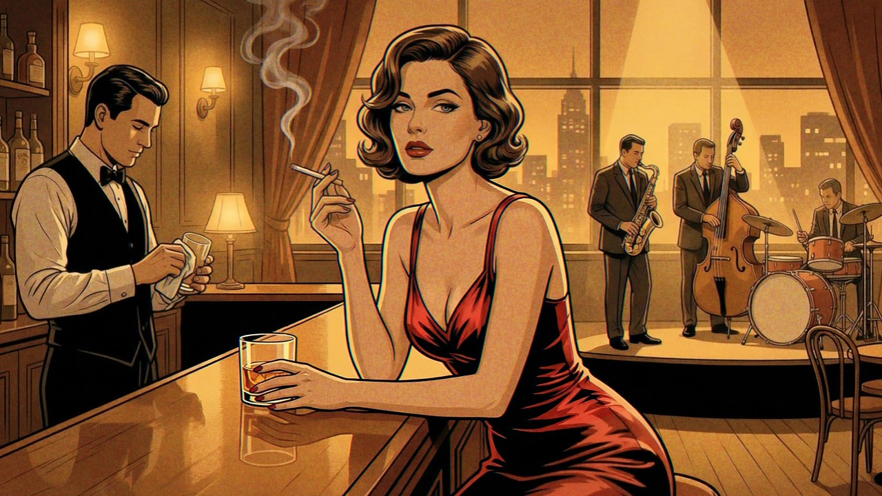 The Lady in Red – 1940s Jazz Noir