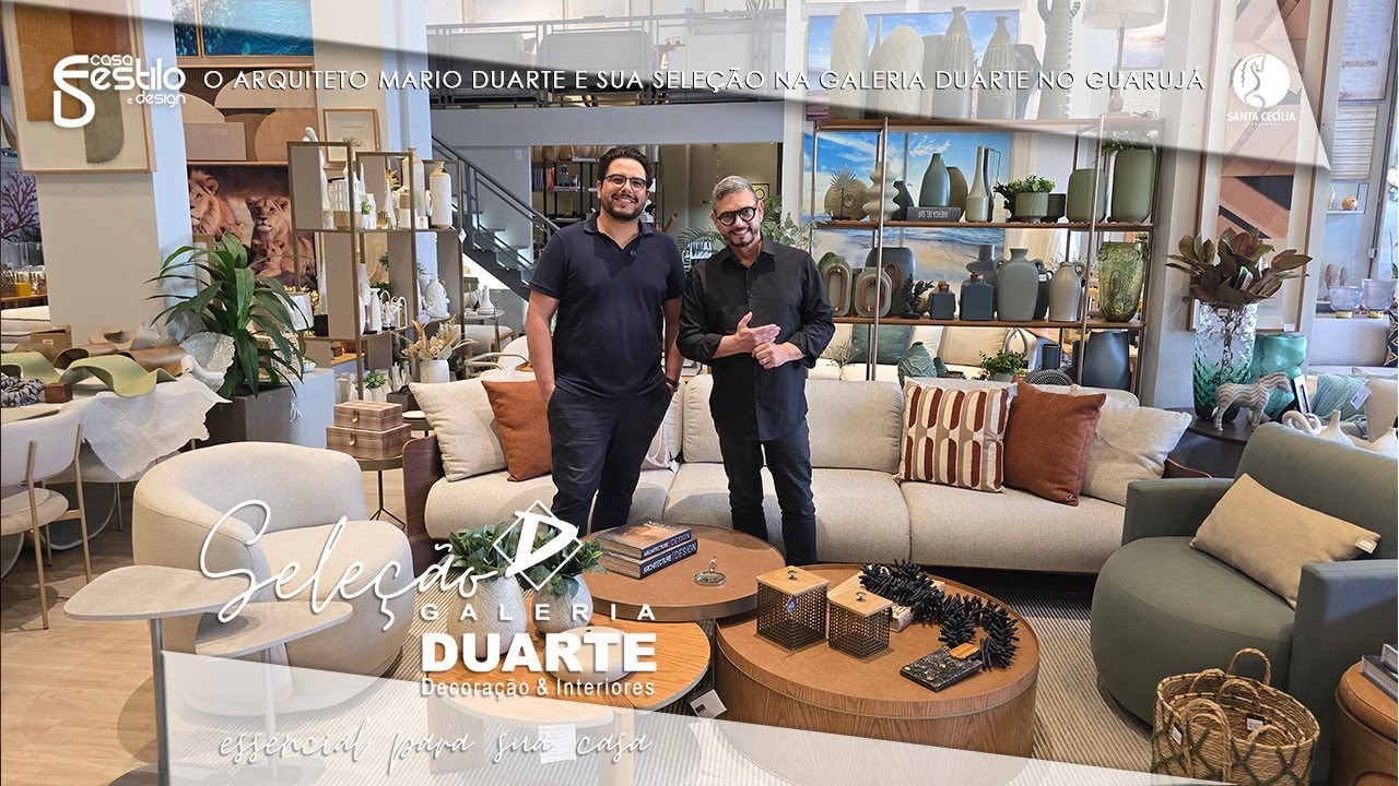 Seleção Galeria Duarte com o arquiteto Mário Duarte e Claudio Martins