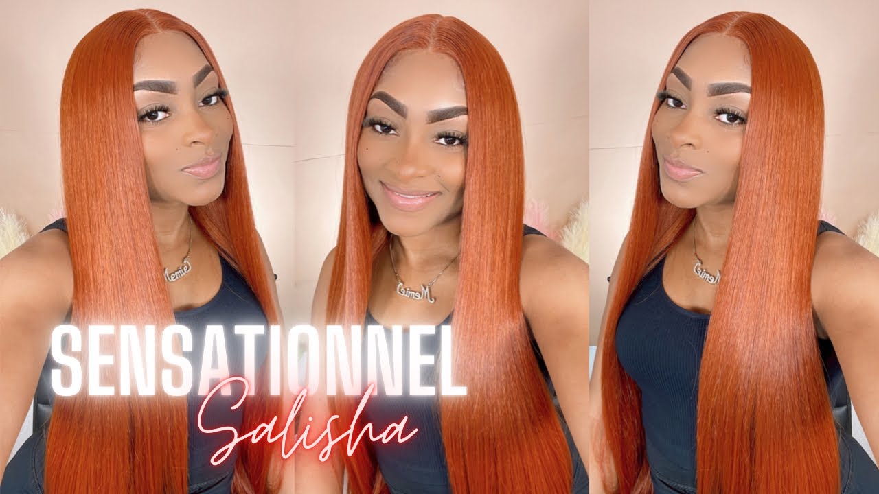 Buss Down Middle Part Install 🧡 | Sensationnel Shear Muse 