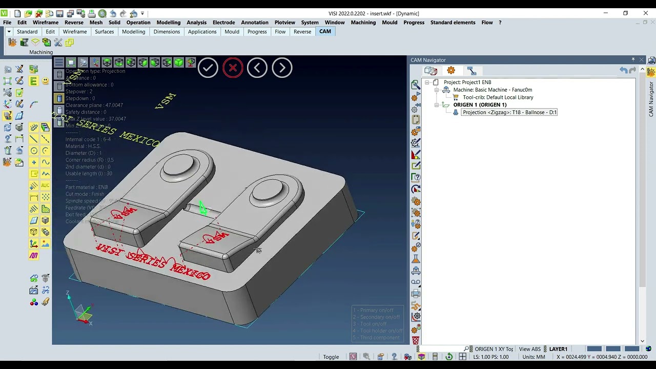 Estrategia CAM Projection