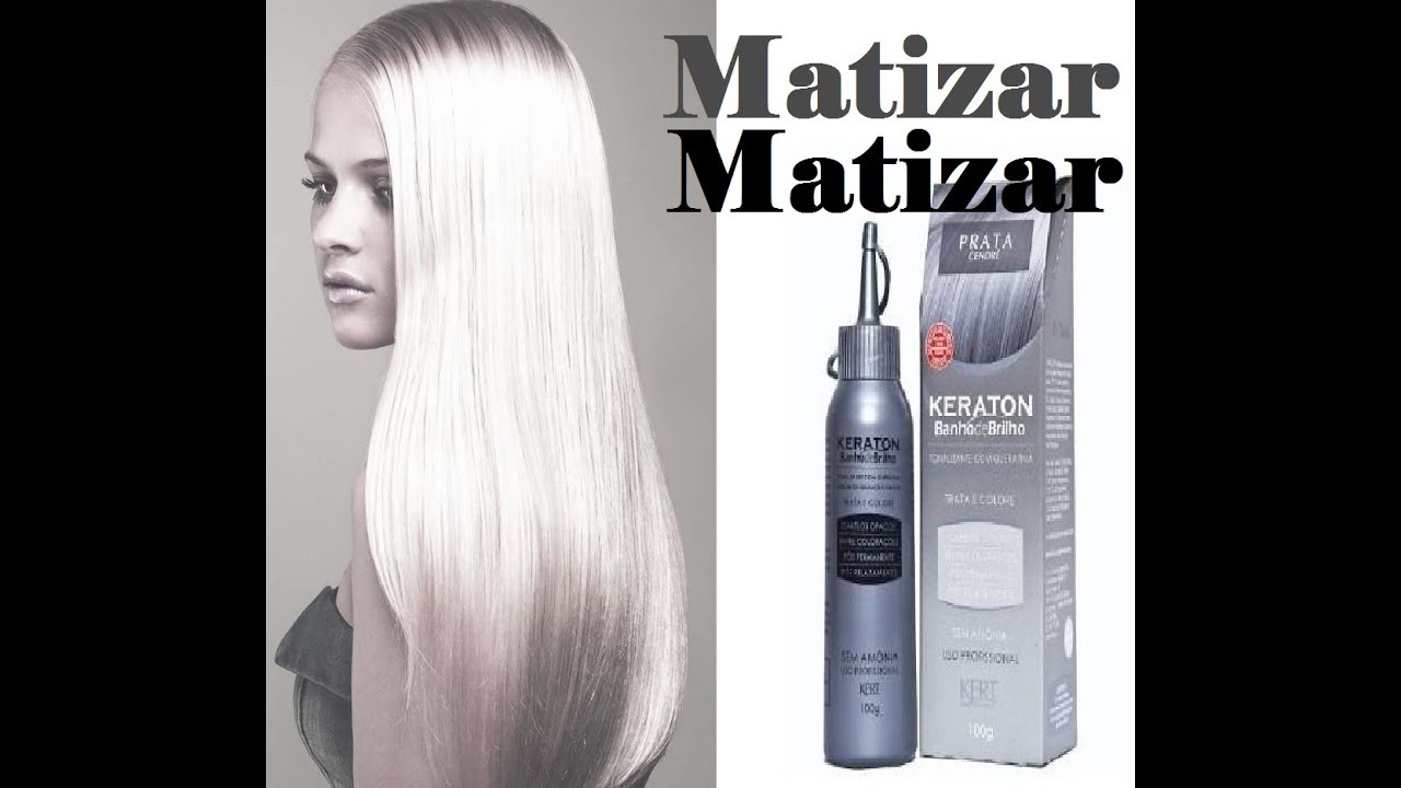Matizar/Platinar o Cabelo Loiro com Keraton Banho de brilho Prata