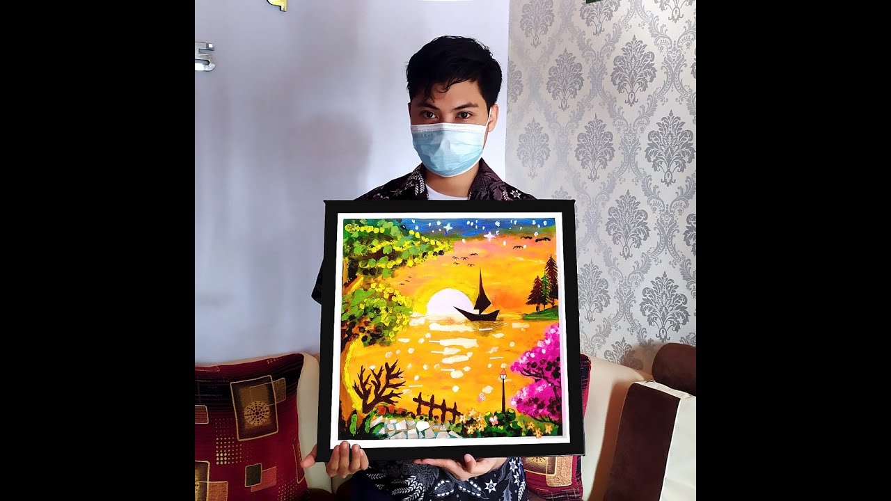 Melukis dengan Teknik Finger Painting