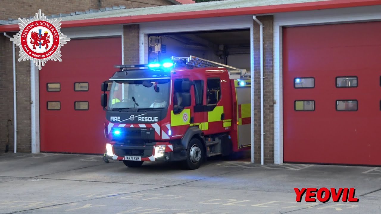 FIRST TURNOUT | V73P1 Yeovil Turnout - Devon and Somerset FRS