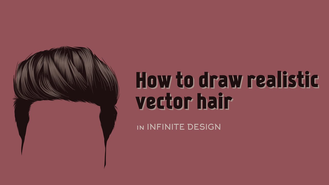 Vector hair drawing tutorial | How to draw hair | Artist Teju jangid