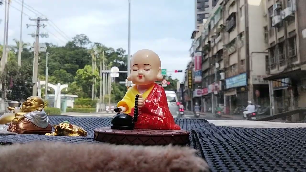 Ride with little buddha