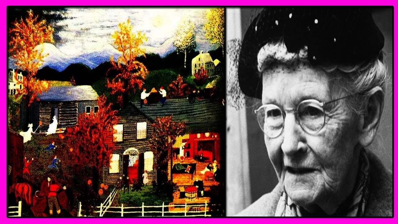 Жизнерадостные Картины 100-летней Бабушки МОЗЕС!Одна из Самых Известных Художниц Америки!