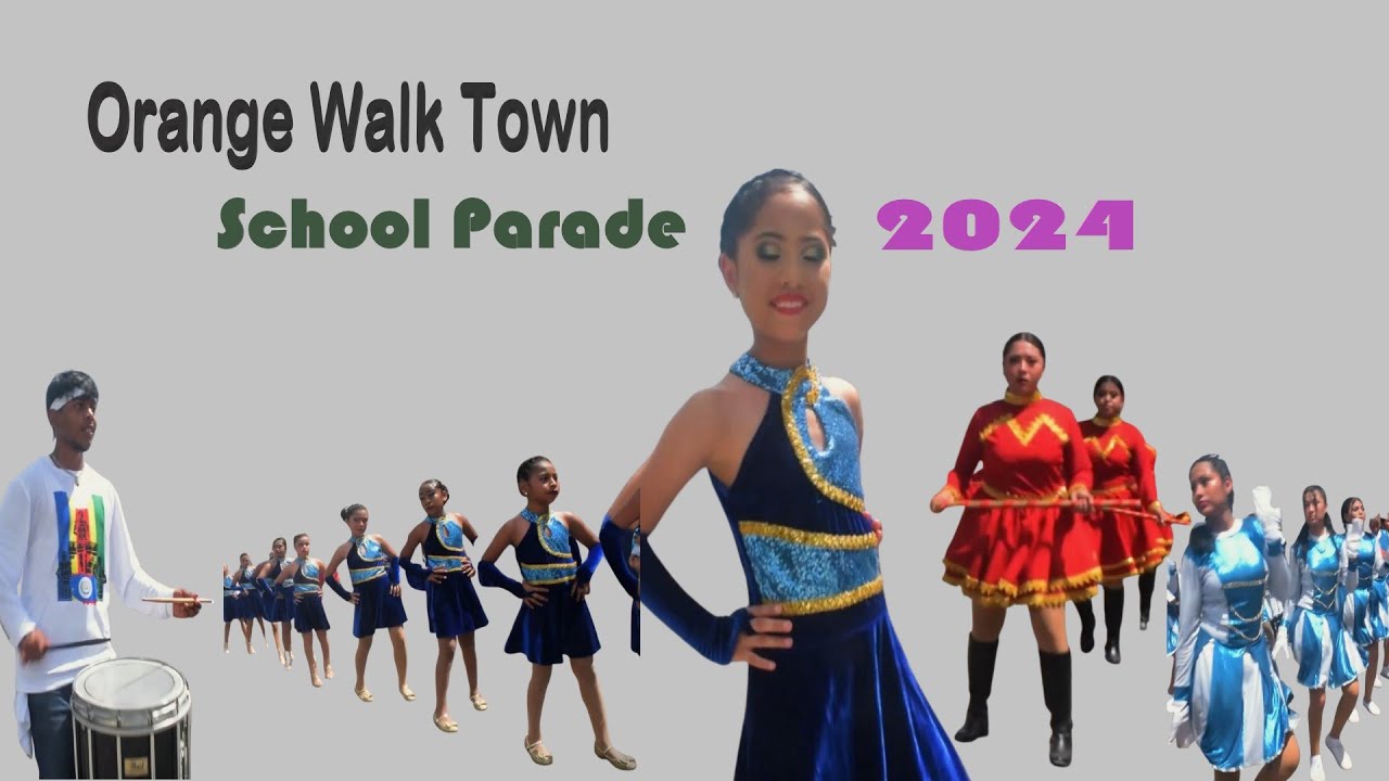 Orange Walk Town School Parade 2024