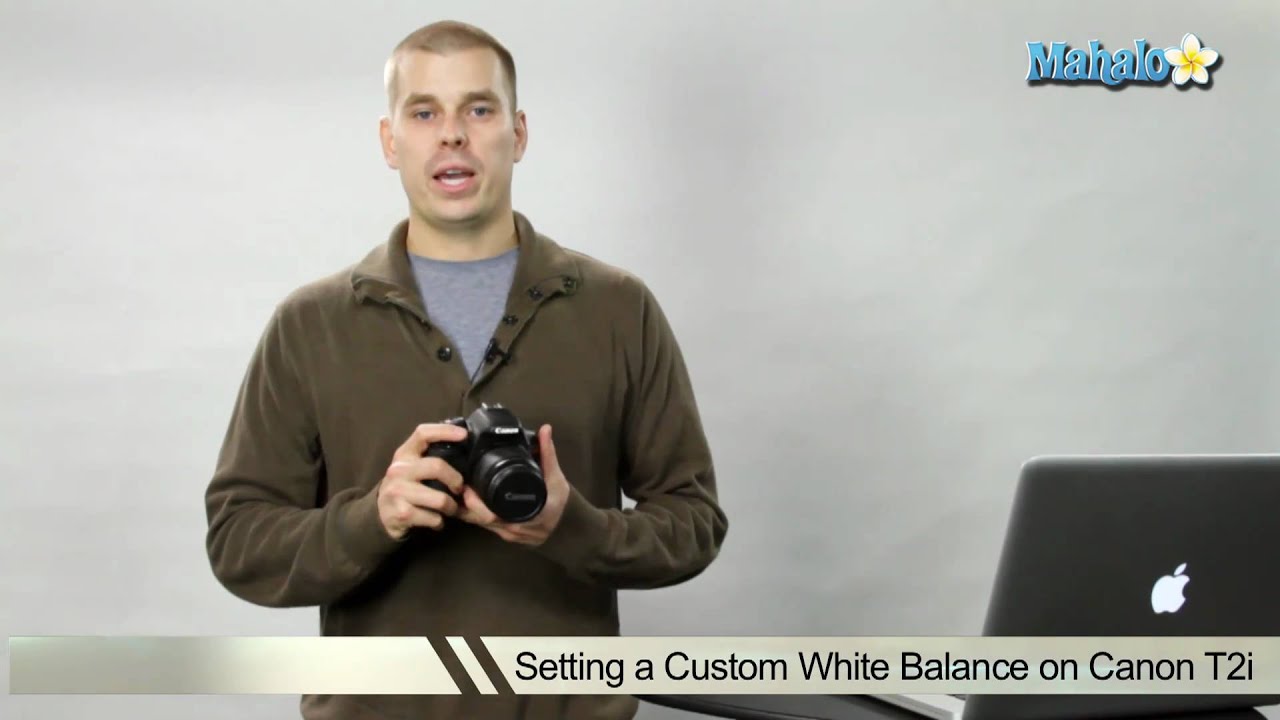 How to Set the Custom White Balance on a Canon T2i DSLR